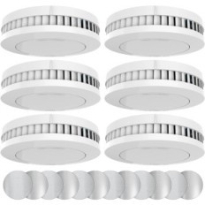 XIndum SM01 ROKE SENSOR, 6 PCS, TÜV, Magnetisk Fastsetting, 1600 mAh