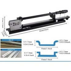 Tagliatrice bus DIN SMZ-50 con doppio foro e righello