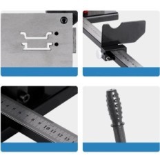 DIN SMZ-50 bus cutting machine with double hole and ruler