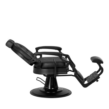 Fauteuil de barbier Président Noir — vue latérale