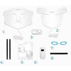 LED maitinta Bodynsnskin šviesos terapija - 7 spalvos, odos atjauninimas