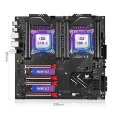 Shanzhaoyuan Moederbord, 256 GB, 3000 MHz, X99 Dual CPU LGA 2011-3