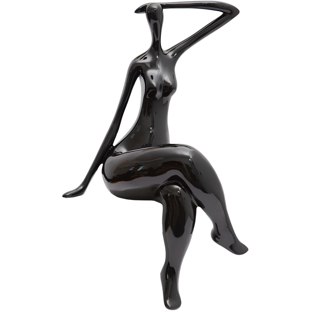 Figūrėlės moterys Nenbolec Black 40 cm Elegantiškas interjero apdaila su šiuolaikiniu dizainu