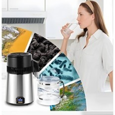 Distillere dell'acqua Hanchen YC-63, 1 L / H, 750W, con una brocca di vetro, usata