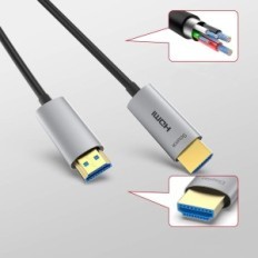 Kabel światłowodowy HDMI 4K 30 metrów wysokiej jakości kabel HDMI do telewizora ATZEBE monitora i konsoli