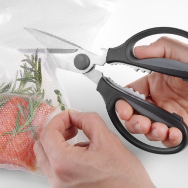 Kuchyně nůžky skládací s měkkou rukojetí + otvírák - Hendi 856284