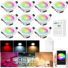 LED atšvaitas Subosi 5W "Bluetooth" 230 V "Smart Lighting", valdomas mobiliuoju taikymu