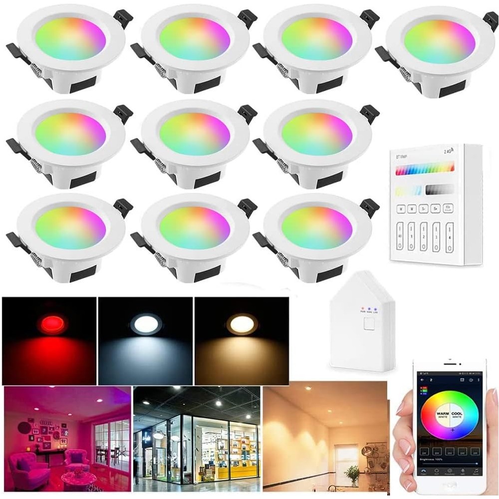 LED-reflector Subosi 5W Bluetooth 230 V Smart Lighting Gecontroleerd door een mobiele applicatie