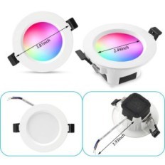 LED reflektor Subosi 5w Bluetooth 230 V Smart belysning, der styres af en mobil applikation