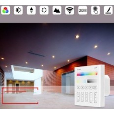 LED reflektor Subosi 5w Bluetooth 230 V Smart belysning, der styres af en mobil applikation