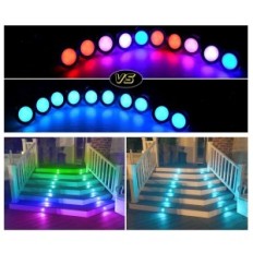 LED põrandalambid Geyuey kodu D31, 31 mm, 12V, IP67, 10 tükki