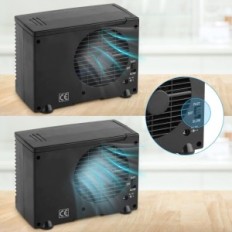 Hordozható mini légkondicionáló 60 W 12 A kompakt hűtőventilátor párásító és LED iroda és ház