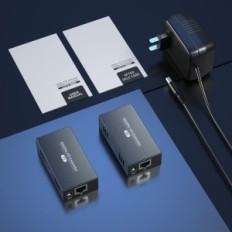 4K HDMI kiterjesztés 17,6 x 12,1 x 3,9 cm HDMI jel kiterjesztő eszköz