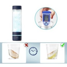 Waterfles H2 Life, SPE PEM-technologie, USB, blauw
