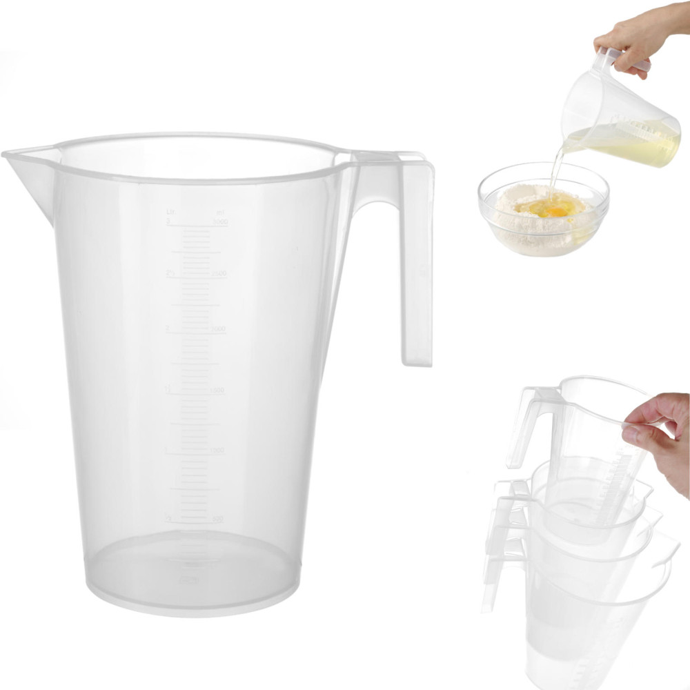 Köksmått kanna med polypropenpolypropen 3L - Hendi 567845