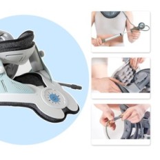 Ortesis del cuello Alliluustaa, 3 cables de alimentación, 8 almohadas
