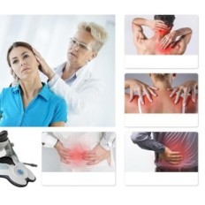 Ortesis del cuello Alliluustaa, 3 cables de alimentación, 8 almohadas