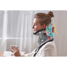 Hals Orthosis Alliluustaa, 3 Power Cables, 8 kussens