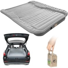 Materac samochodowy 300 kg 190x120x18cm dmuchany materac AKUDY do bagażnika z poduszkami i pompką do podróży i biwaków