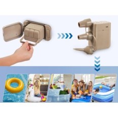 Autopatja 300 kg 190x120x18cm puhallettava patja runkolle tyynyillä ja lävistys matkalle ja retkeilyyn