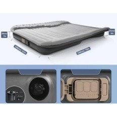 Auto-matras 300 kg 190x120x18cm Opblaasbare matras voor een kofferbak met kussens en een stoot voor reizen en kamperen
