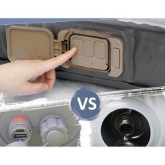 Colchão de carro 300 kg 190x18x18cm colchão inflável para um tronco com almofadas e um soco para viagens e acampamento