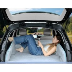 Colchão de carro 300 kg 190x18x18cm colchão inflável para um tronco com almofadas e um soco para viagens e acampamento