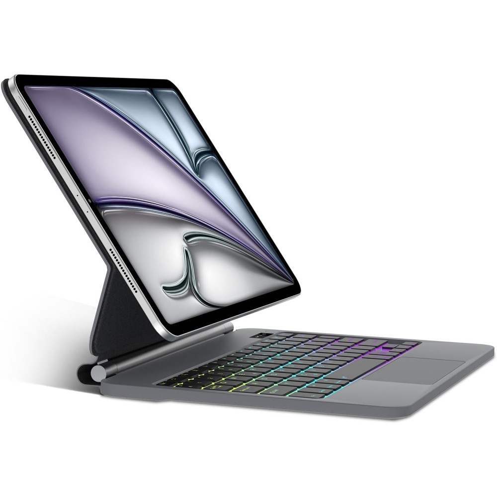 Sengbirch QWERTZ Tastatur für iPad Air 13 M2 2024, 13 Zoll, schwarz