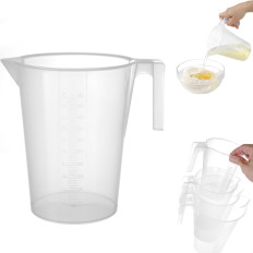 Kitchen measure Jug with a petrique polypropylene scoop 5L - Hendi 567852