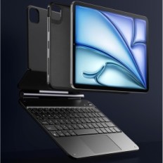 Caixa de teclado ESR 6B014A usada, Qwertz, para iPad Air 11 polegadas M2 2024