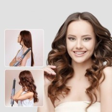 LANBOO hair styling kit, 1400 W, curler 6 in 1, 110,000 rpm.