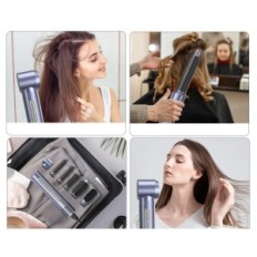 Kit de coiffure de lanboo, 1400 W, Curler 6 en 1, 110 000 tr / min.