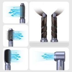 Lanboo kose styling kit, 1400 W, curler 6 u 1, 110.000 o / min.