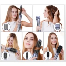 Kit de coiffure de lanboo, 1400 W, Curler 6 en 1, 110 000 tr / min.