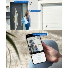 Σετ 2 ABIUX Cameras, PTZ, WiFi, Παρακολούθηση ανθρώπων, νύχτα σε χρώμα