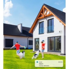 2 rinkinys 2 ABIUX 2K kameros, PTZ, WiFi, žmonės stebėjimo, nakties spalva