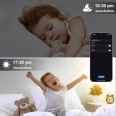 10 LED-Scheinwerfer Geyuey Home Wifi RGBWC + CCT 5W, mit Anwendung und Alex