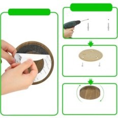 Xindum sæt med 5 røgdetektorer, 10 års batteri, 85 dB alarm, EN14604