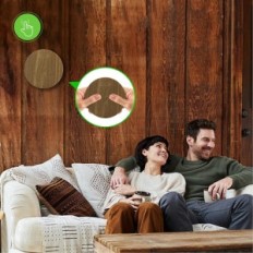 Xindum Set von 5 Rauchmeldern, 10 Jahre Batterie, 85 dB Alarm, EN14604