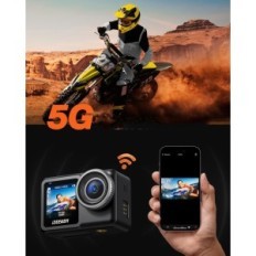 Kamera sportowa iZEEKER, 12M, EIS, 5G, WiFi, 1600 mAh