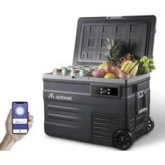 Refrigerador de automóvil AAOBOSI 55L con compresor y control de aplicaciones WiFi