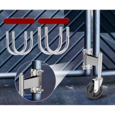 Spring rollers for CoowoO tube gates, 125 mm, 200 kg, 2 packaging