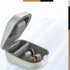 Auditeurs auditifs Medca Noir pour le modèle d'oreille discrète d'oreille droite et gauche