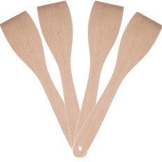 Hölzerne Küchenspatel für Bratlänge 300mm - Set von 4 Stück. - Hendi 525142