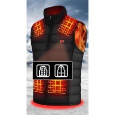 Soojendusega vest viie 15000mAh Unisex, XXL suurus, must