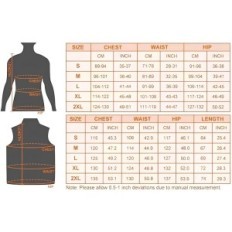 Soojendusega vest viie 15000mAh Unisex, XXL suurus, must