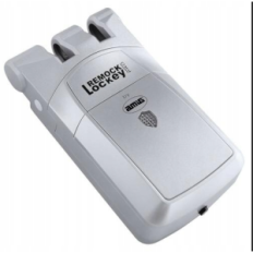 Invisible Remock Pro Castle, 3 W, strieborná farebná bezdrôtová inteligentná anti-bezpečnostný hrad pre dvere, diaľkové ovládani