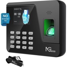 Ngteco 500 dispositivo de medición de tiempo. Grabador de tiempo de trabajo con huella digital para 500 usuarios y exportación d