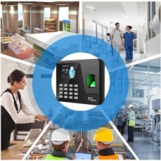 NGTECO 500-Zeitmessgerät. Arbeitszeit-Recorder mit Fingerabdruck für 500 Benutzer und Datenexport