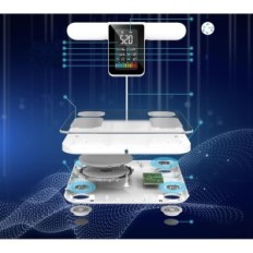 Digitale passagiersgewicht Lepulse P3 met vetanalyse, 180 kg